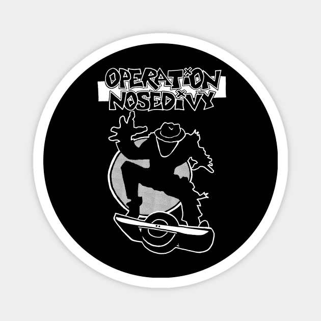 Operation Ivy Nosedivy onewheel man Magnet by OneWheel Skanking